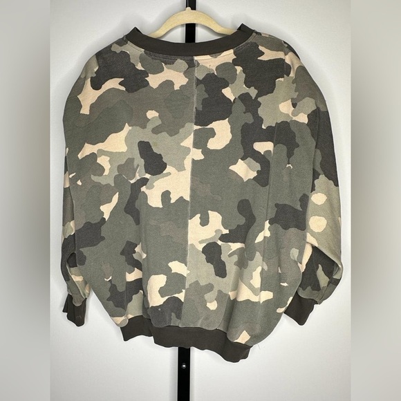 Zara Trafaluc Camo Jacket with Sleeve Patches - Size 4 - Picture 3 of 4